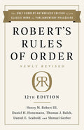 Robert's Rules of Order Newly Revised, 12th Edition - Hardcover