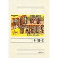 Vintage Lined Notebook Greetings from Big Trees, Santa Cruz, California - Paperback