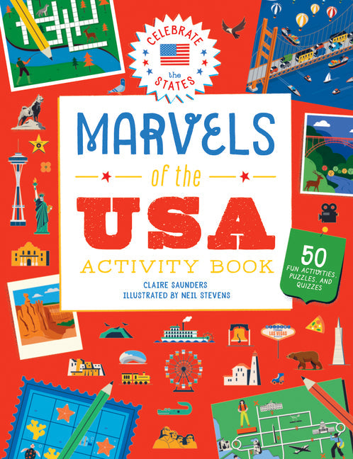 Marvels of the USA Activity Book - Paperback