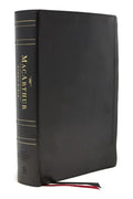 Nasb, MacArthur Study Bible, 2nd Edition, Genuine Leather, Black, Comfort Print: Unleashing God's Truth One Verse at a Time - Leather