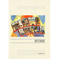 Vintage Lined Notebook Greetings from Miami Beach - Paperback