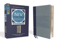 NIV Study Bible, Fully Revised Edition, Personal Size, Leathersoft, Navy/Blue, Red Letter, Comfort Print - Imitation Leather