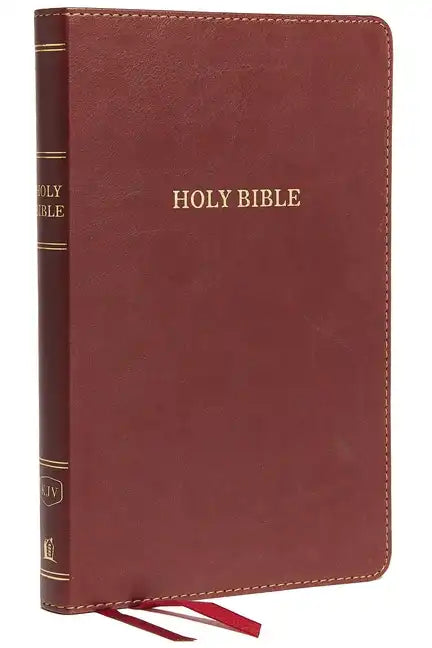 KJV, Thinline Bible, Standard Print, Imitation Leather, Burgundy, Red Letter Edition - Imitation Leather