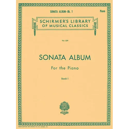 Sonata Album for the Piano - Book 1: Schirmer Library of Classics Volume 329 Piano Solo - Paperback