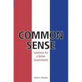 Common Sense: Solutions for Better Government - Paperback