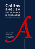 English Pocket Dictionary and Thesaurus: The Perfect Portable English Dictionary and Thesaurus - Paperback