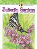 Creative Haven Butterfly Gardens Coloring Book - Paperback