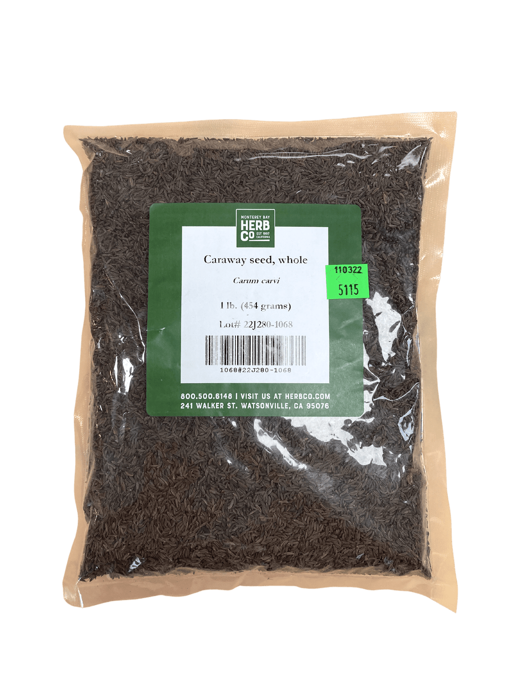 Caraway Seeds, Whole