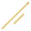 14k Yellow Gold Classic Miami Cuban Solid Bracelet (4.90 mm)
