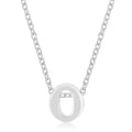 Finish Initial O Pendant