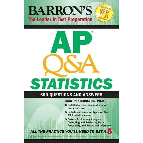 AP Q&A Statistics: With 600 Questions and Answers - Paperback