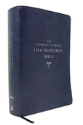 Niv, Charles F. Stanley Life Principles Bible, 2nd Edition, Leathersoft, Blue, Thumb Indexed, Comfort Print: Holy Bible, New International Version - Imitation Leather