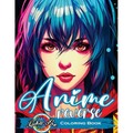 Reverse Coloring Book Anime: Unlock the Artistic Journey - Reverse and Watercolor Fun for Adults - Captivating Book with Calming Flow of Colors - Paperback
