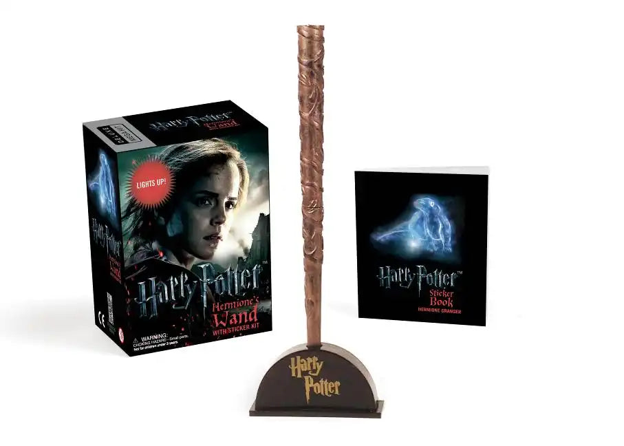 Harry Potter Hermione's Wand with Sticker Kit: Lights Up! - Novelty