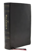Nasb, MacArthur Study Bible, 2nd Edition, Genuine Leather, Black, Thumb Indexed, Comfort Print: Unleashing God's Truth One Verse at a Time - Leather