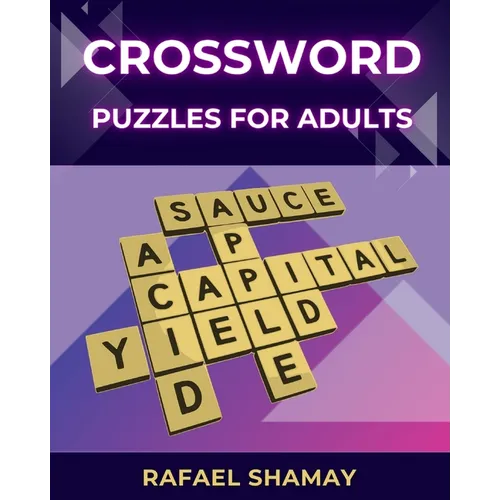 Crossword Puzzle Book for Adults: Large Print Easy Puzzles with Solutions - Paperback