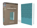 NIV, Super Giant Print Reference Bible, Imitation Leather, Blue, Red Letter Edition - Imitation Leather