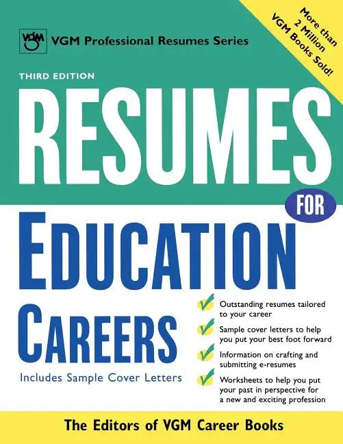 Resumes for Education Careers - Paperback