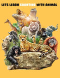 Lets Learn Counting With Animal: A Fun Counting & Question - Answering Book For 2 - 5 Years children - Paperback