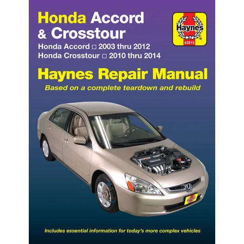Honda Accord 2003-14 & Crosstour 2010-14 - Paperback