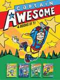 Captain Awesome 4 Books in 1! No. 3: Captain Awesome and the Missing Elephants; Captain Awesome vs. the Evil Babysitter; Captain Awesome Gets a Hole-I - Hardcover