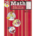 Math Skills: Grade 6 (Flash Kids Harcourt Family Learning) - Paperback