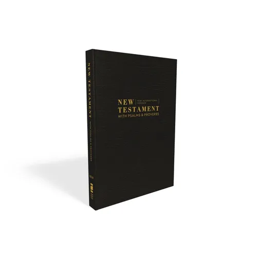 Niv, New Testament with Psalms and Proverbs, Pocket-Sized, Paperback, Black, Comfort Print - Paperback