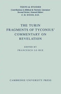 The Turin Fragments of Tyconius' Commentary on Revelation - Paperback