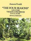 The Four Seasons and Other Violin Concertos in Full Score: Opus 8, Complete - Paperback
