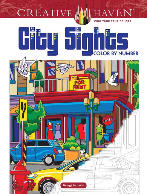 Creative Haven City Sights Color by Number - Paperback