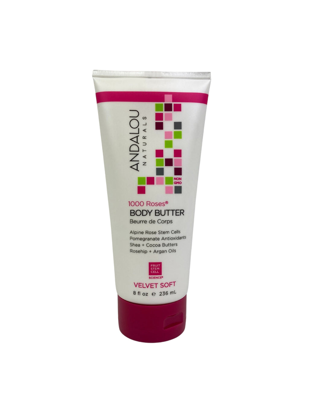 Body Butter, 1000 Roses, 8oz, Andalou Naturals