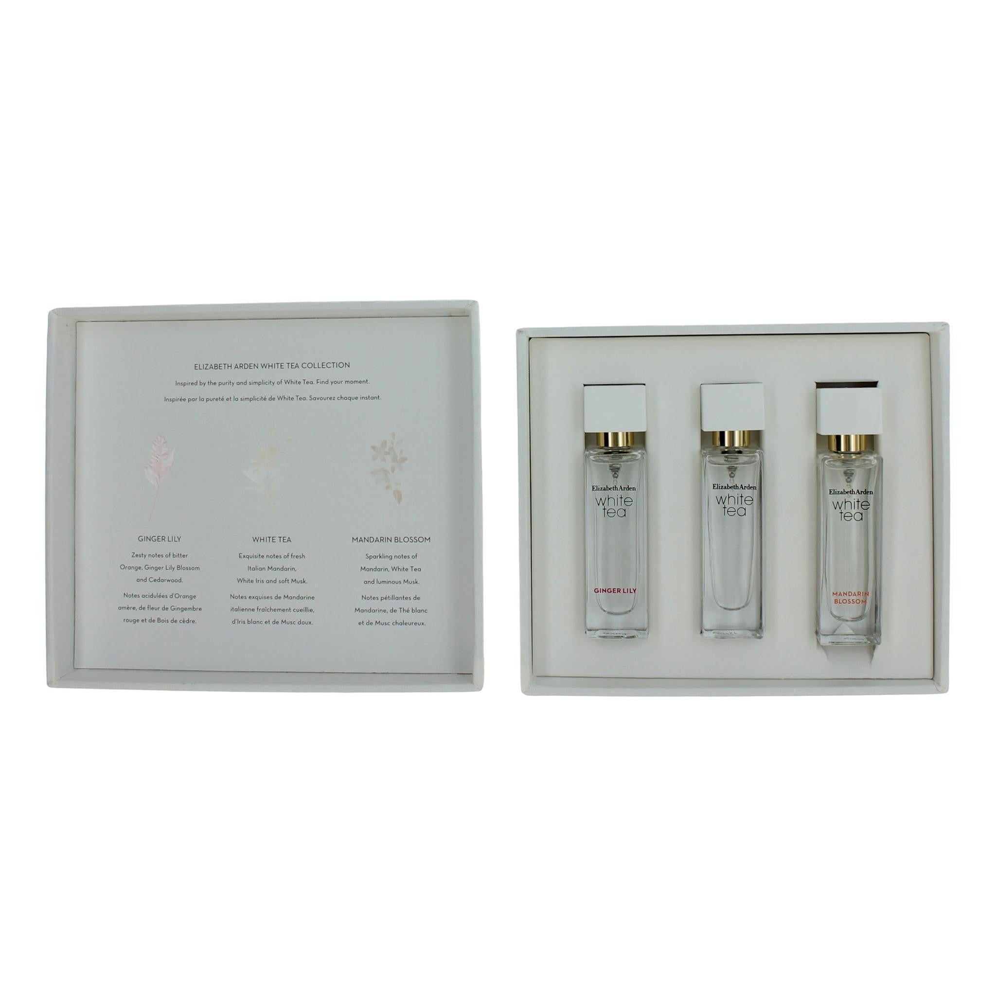 White Tea, 3 Piece Variety Gift Set for Women