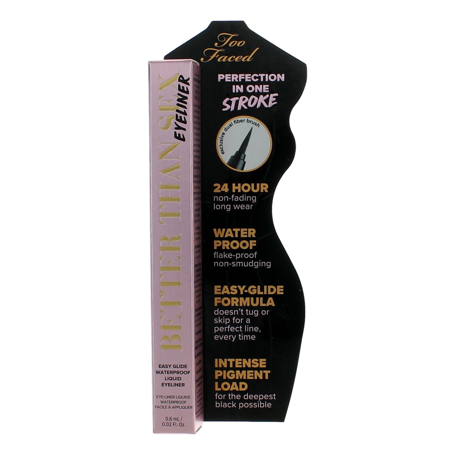 Too Faced Better Than Sex, 0.02 oz Waterproof Eyeliner