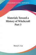 Materials Toward a History of Witchcraft Part 3 - Paperback