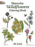 Favorite Wildflowers Coloring Book - Paperback