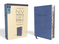Niv, Premium Gift Bible, Leathersoft, Navy, Red Letter Edition, Indexed, Comfort Print - Imitation Leather
