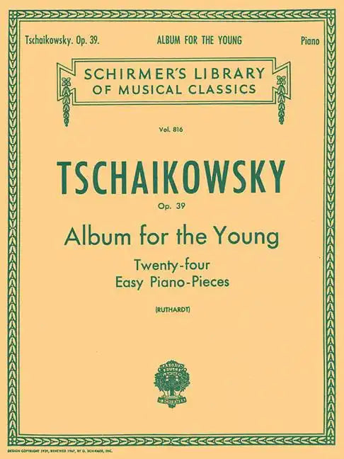 Album for the Young (24 Easy Pieces), Op. 39: Schirmer Library of Classics Volume 816 Piano Solo - Paperback