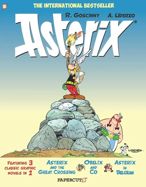 Asterix Omnibus Vol. 8: Collecting Asterix and the Great Crossing, Obelix and Co, Asterix in Belgium - Paperback