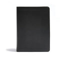 CSB He Reads Truth Bible, Black Leathertouch Indexed: Black Letter, Wide Margins, Notetaking Space, Reading Plans, Sewn Binding, Two Ribbon Markers, E - Imitation Leather