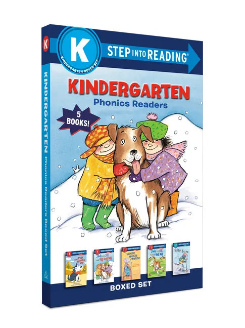 Kindergarten Phonics Readers Boxed Set: Jack and Jill and Big Dog Bill, the Pup Speaks Up, Jack and Jill and T-Ball Bill, Mouse Makes Words, Silly Sar - Paperback