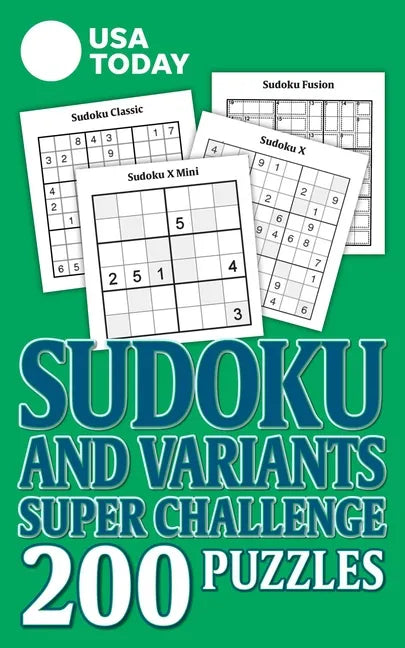 USA Today Sudoku and Variants Super Challenge: 200 Puzzles - Paperback