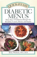 Quick & Easy Diabetic Menus - Paperback