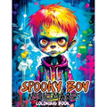 Nightmares Spooky Boys: A Coloring Book with Adventure Through Enigmatic Cities, Full of Darkness and Intrigue - Paperback