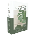 Niv, Daily Scripture, Super Giant Print, Paperback, White/Green, Comfort Print: 365 Days to Read Through the Whole Bible in a Year - Paperback