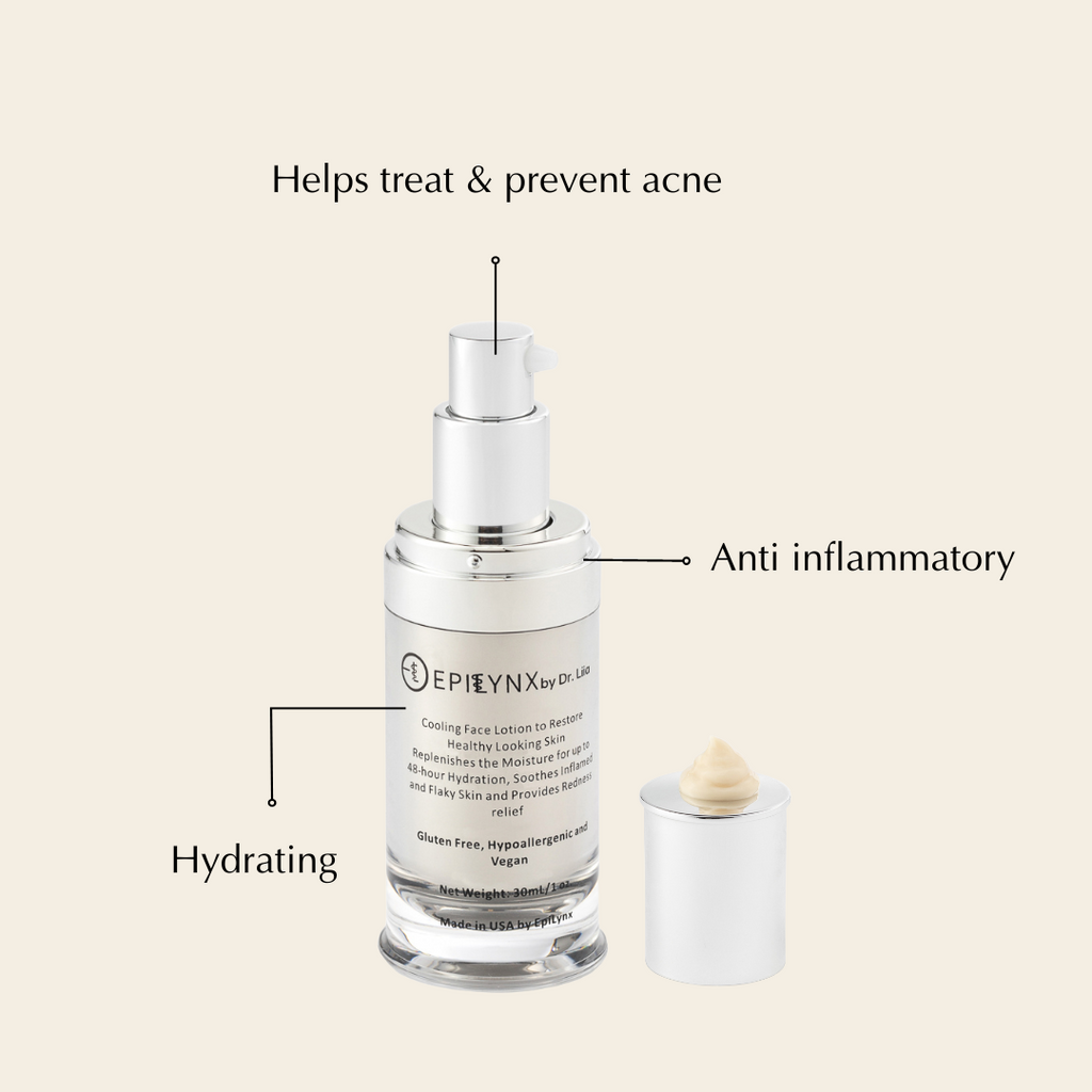 Lightweight Face Moisturizer for Sensitive & Dry Skin – Calming & Hydrating