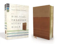 NIV, Biblical Theology Study Bible, Imitation Leather, Tan/Brown, Comfort Print: Follow God's Redemptive Plan as It Unfolds Throughout Scripture - Imitation Leather