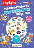 Space Hidden Pictures Puffy Sticker Playscenes - Paperback