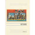 Vintage Lined Notebook Greetings from San Francisco, California - Paperback