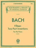 15 Two-Part Inventions: Schirmer Library of Classics Volume 1512 Piano Solo, Arr. Busoni - Paperback