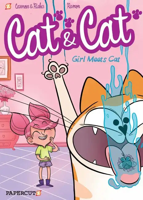 Cat and Cat: Girl Meets Cat - Paperback